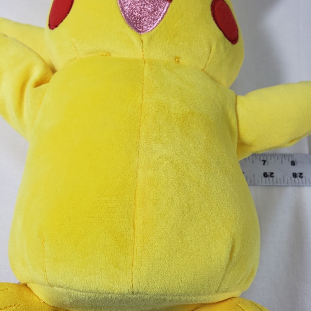 Pokemon Pikachu 12 Inch‎ Interactive Plush Toy Yellow PKW2365 2021 Nintendo - Picture 12 of 13